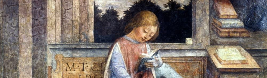 Foppa, Young Cicero Reading (fresco)