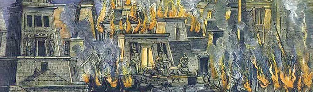 burning of the Alexandrian library